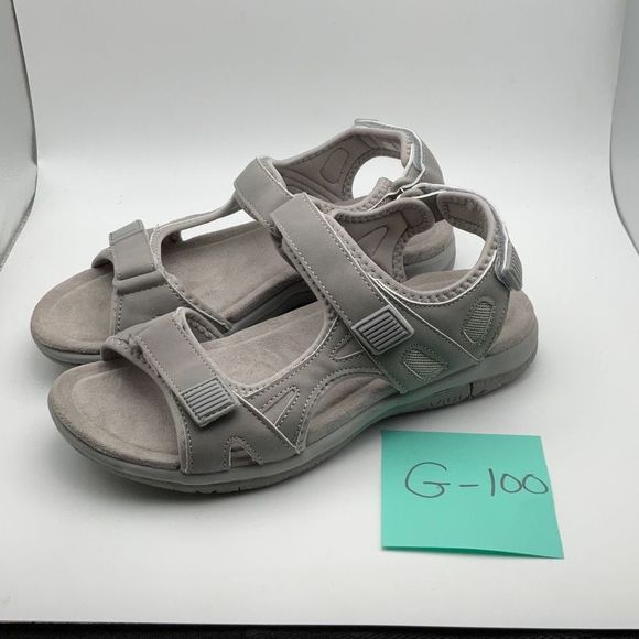 CUSHIONAIRE Women’s Comfort Footbed Outdoor Sandal Size 6.5 Wide - Picture 2 of 7